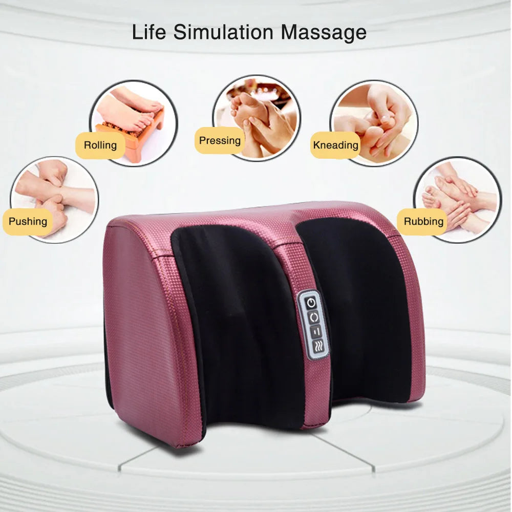 Shiatsu Foot Massager with Heat – Deep Kneading Relaxation Therapy