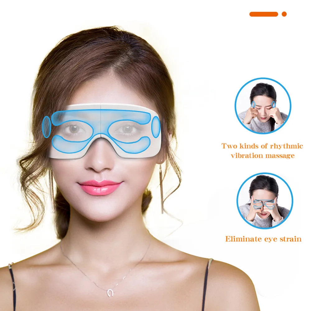 Easy Relax™ Smart Eye Massager – Heat & Air-Pressure Therapy for Tired Eyes