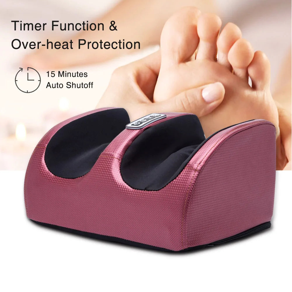 Shiatsu Foot Massager with Heat – Deep Kneading Relaxation Therapy