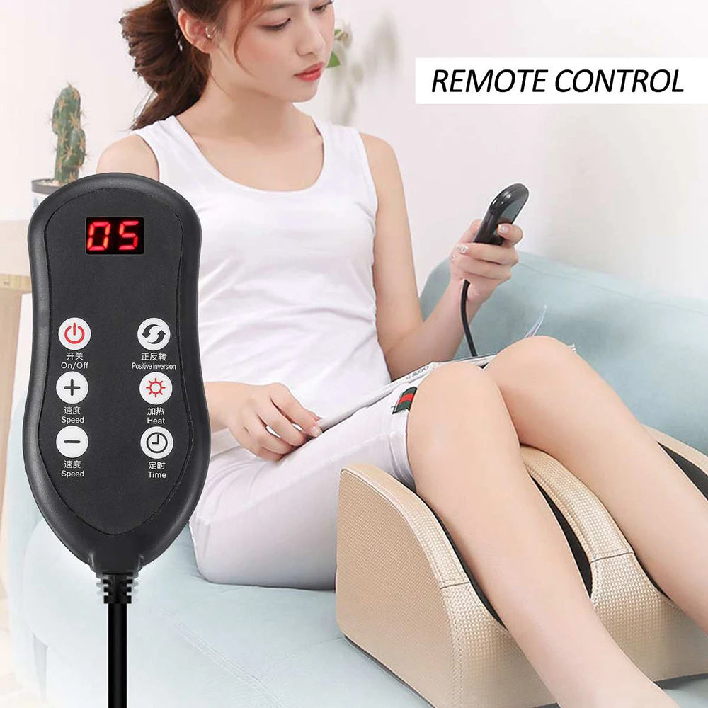 Shiatsu Foot Massager with Heat – Deep Kneading Relaxation Therapy