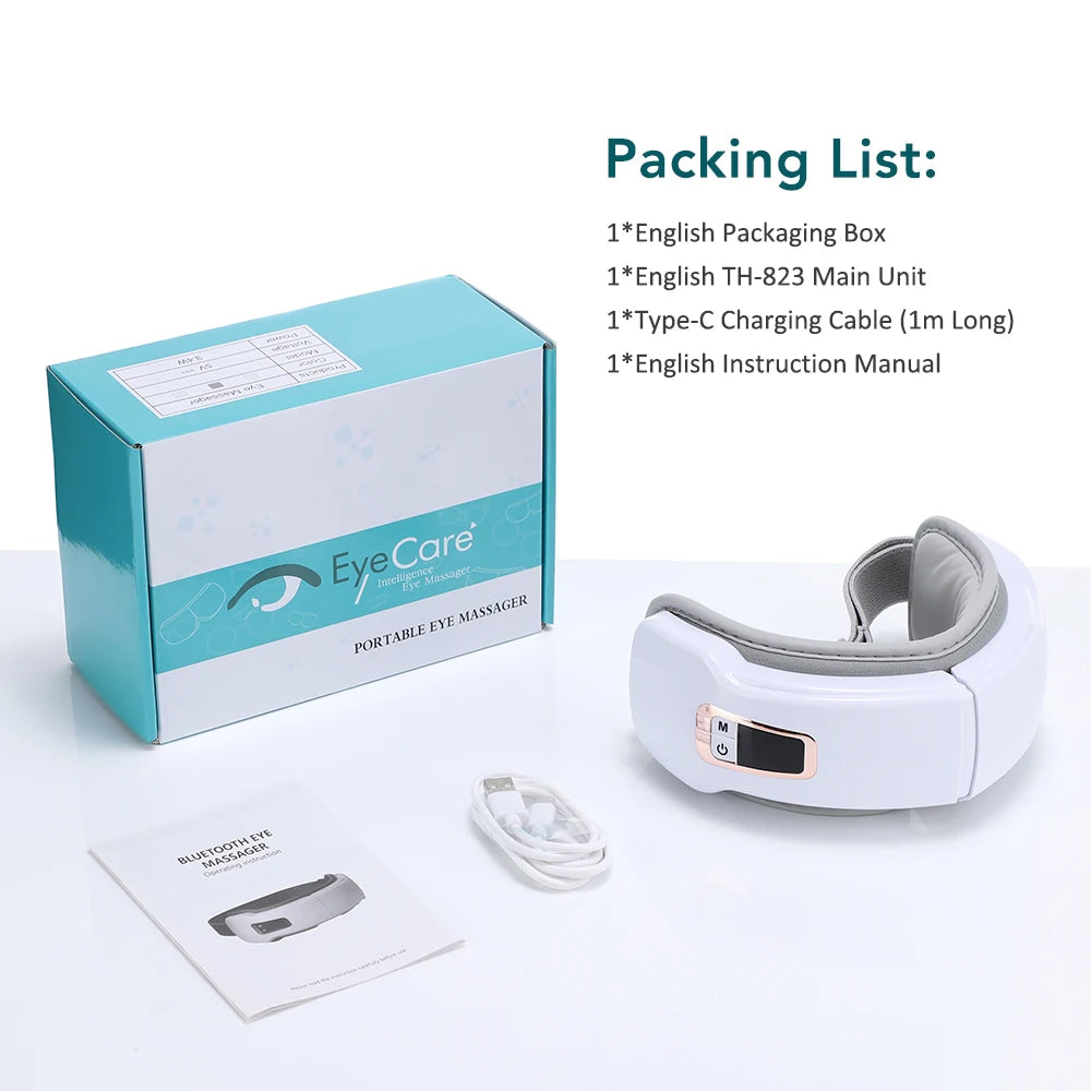 Easy Relax™ Smart Eye Massager – Heat & Air-Pressure Therapy for Tired Eyes