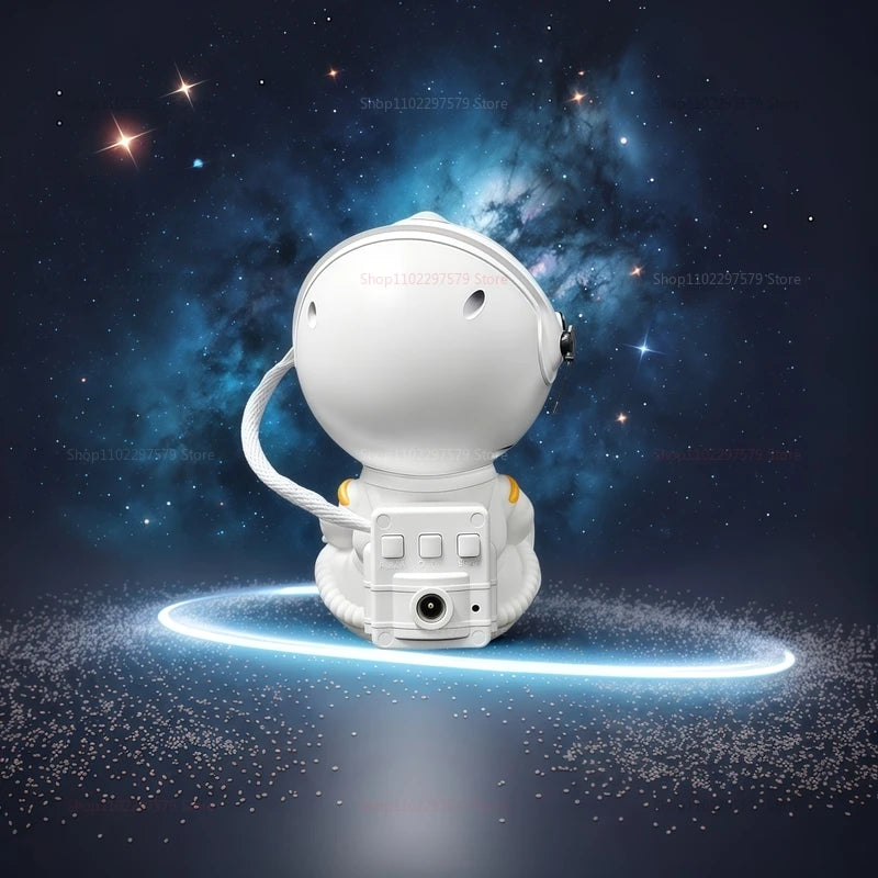 Astronaut Galaxy Projector – LED Starry Night Light with Nebula Effects