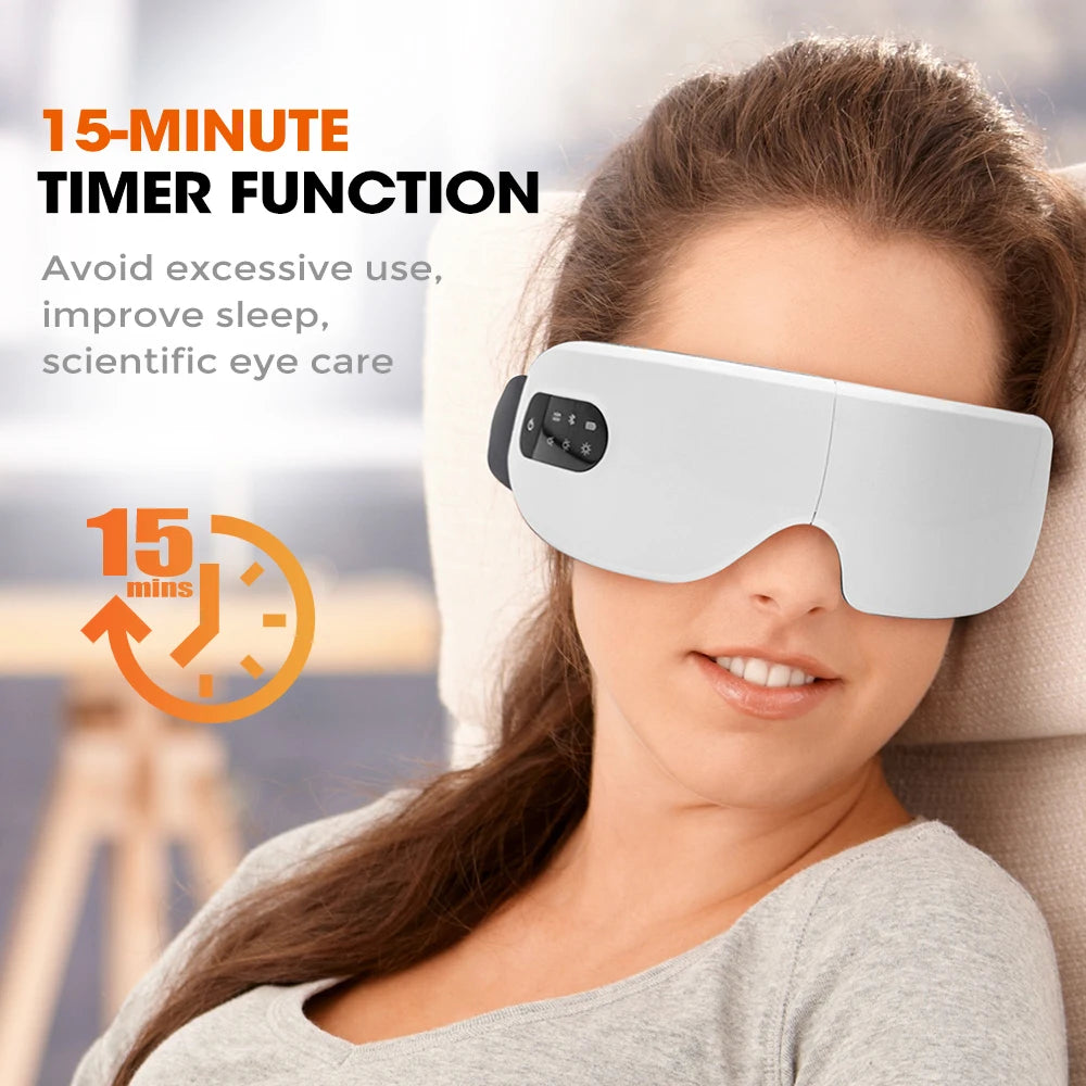 Easy Relax™ Smart Eye Massager – Heat & Air-Pressure Therapy for Tired Eyes