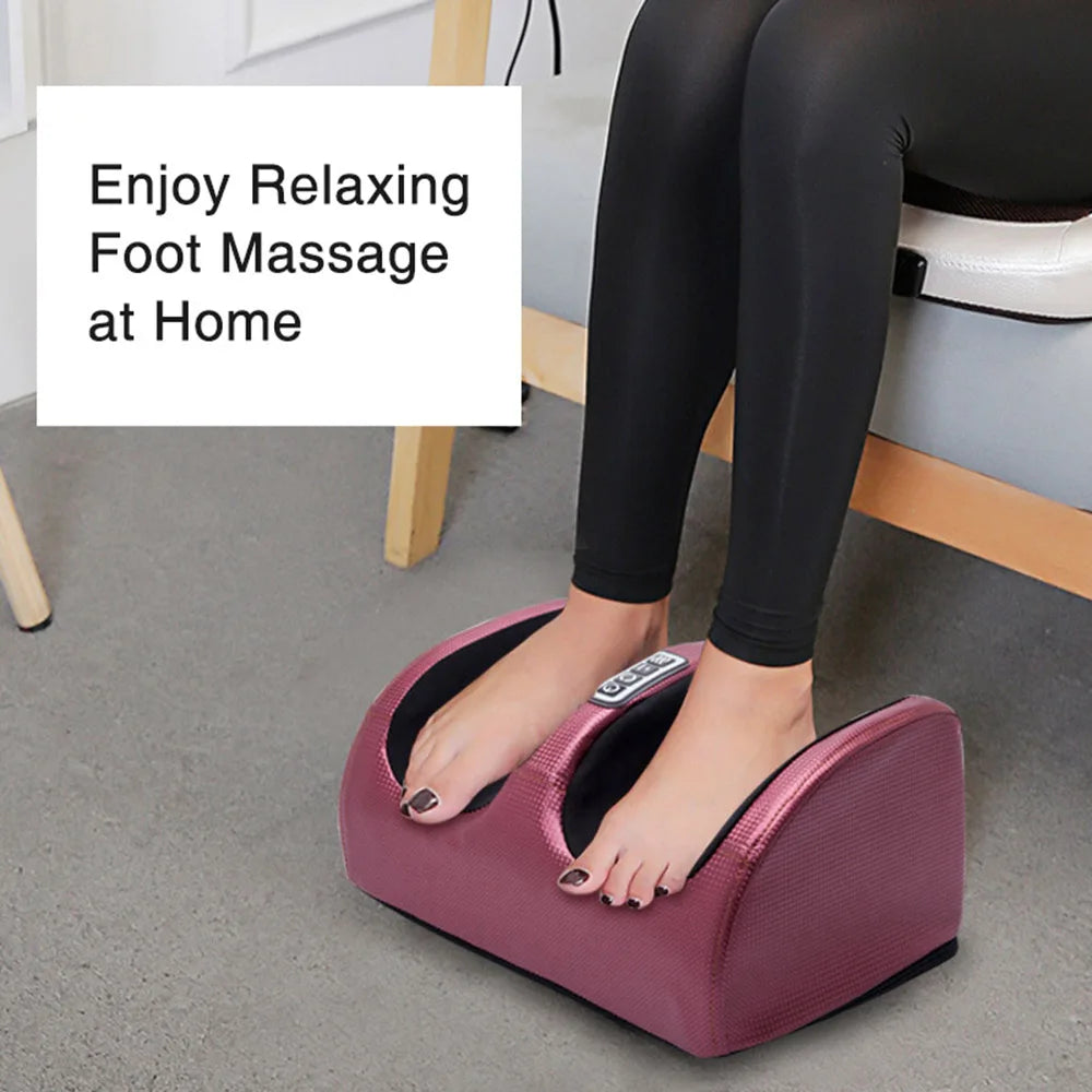 Shiatsu Foot Massager with Heat – Deep Kneading Relaxation Therapy