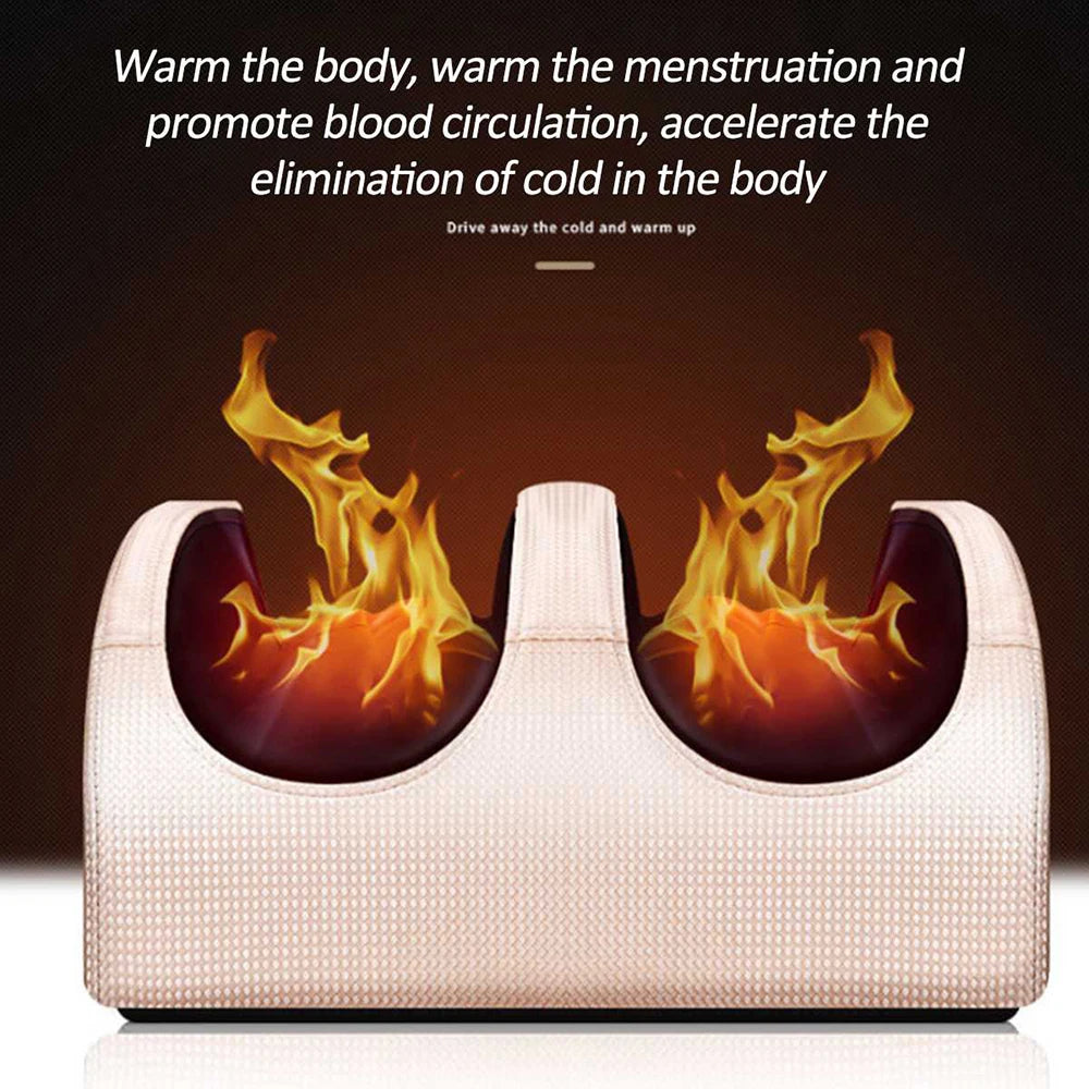 Shiatsu Foot Massager with Heat – Deep Kneading Relaxation Therapy