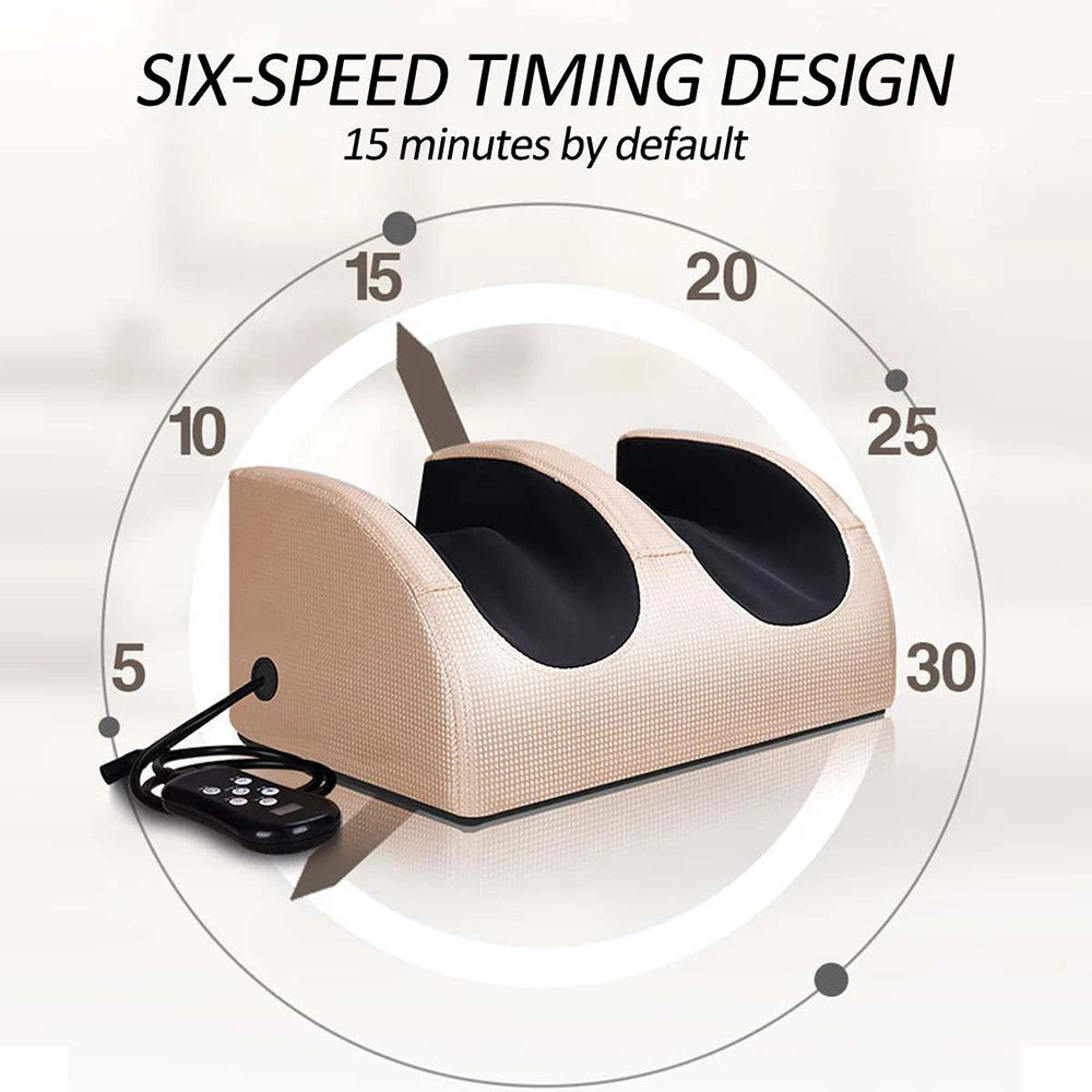 Shiatsu Foot Massager with Heat – Deep Kneading Relaxation Therapy