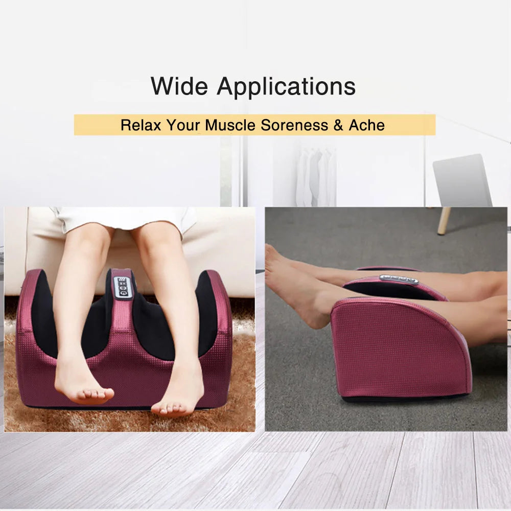 Shiatsu Foot Massager with Heat – Deep Kneading Relaxation Therapy