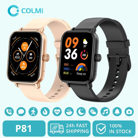 COLMI P81 Smart Watch | Voice Calling & Fitness Tracker | Finds Easy
