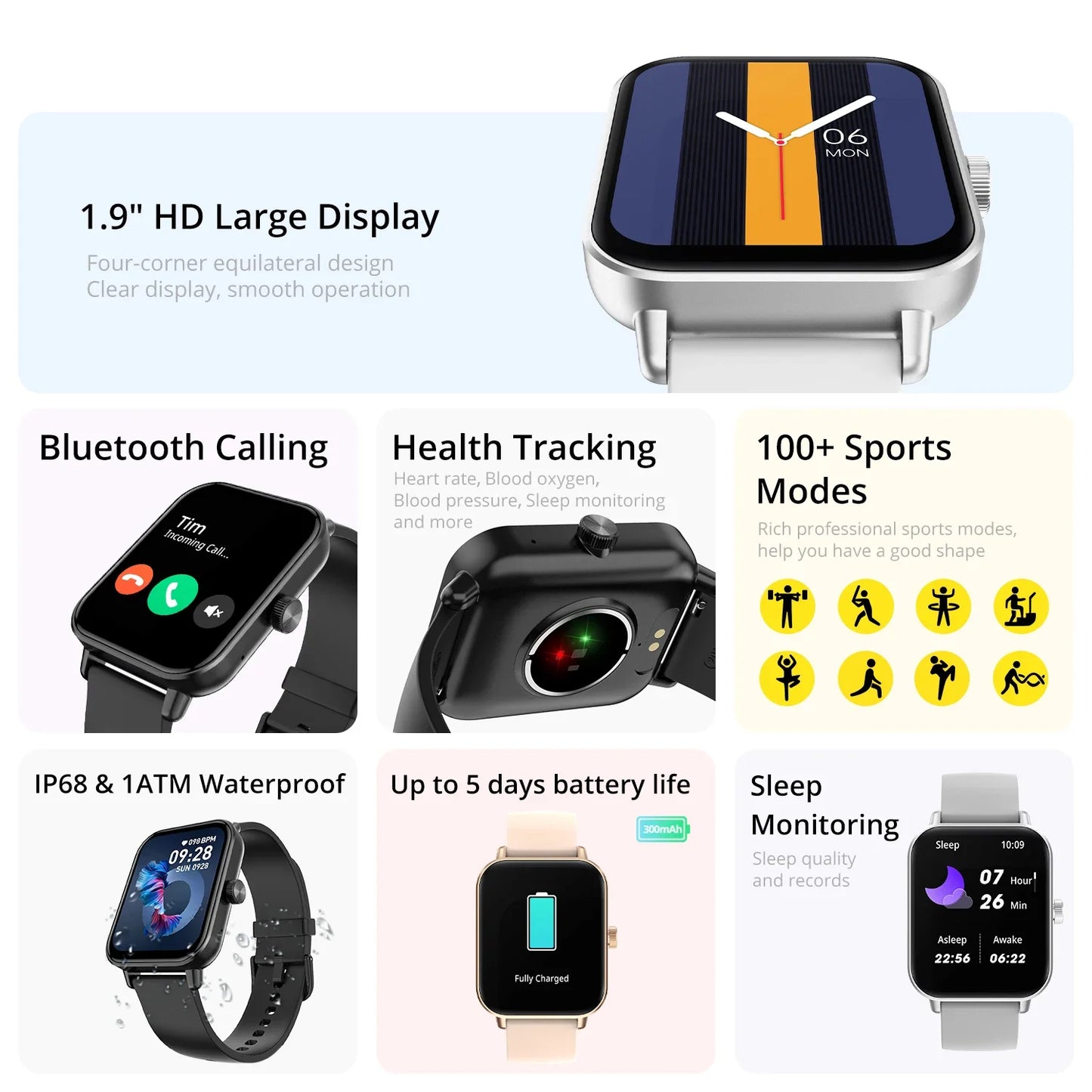 COLMI P81 Smart Watch | Voice Calling & Fitness Tracker | Finds Easy