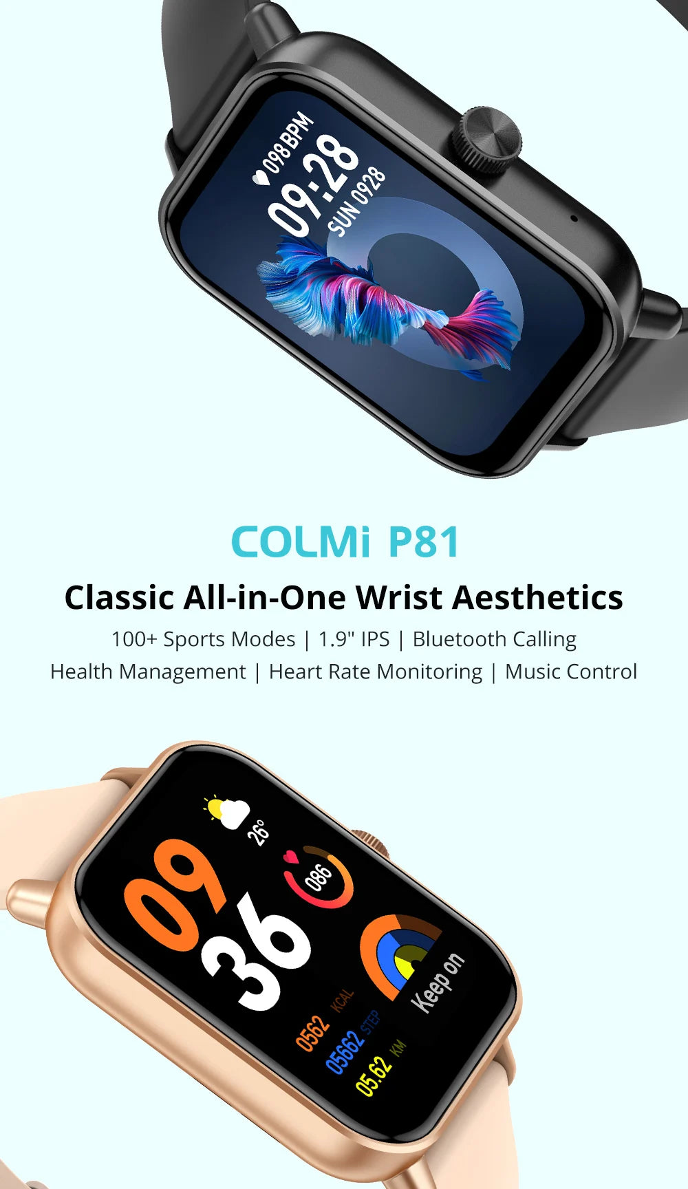 COLMI P81 Smart Watch | Voice Calling & Fitness Tracker | Finds Easy