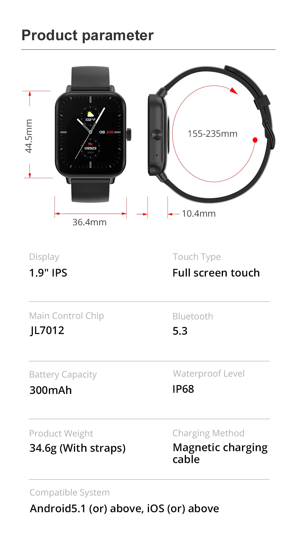 COLMI P81 Smart Watch | Voice Calling & Fitness Tracker | Finds Easy